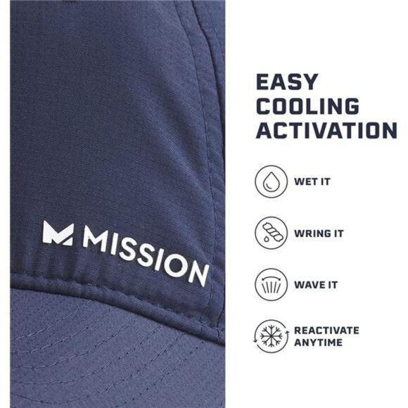 Cooling UPF Performance Hat - Unisex One Size Cap for Workouts, Golf & Running - Picture 3 of 7